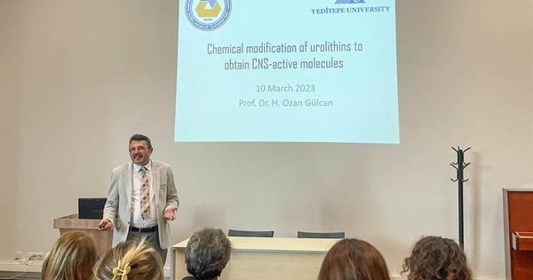 EMU Faculty of Pharmacy Academic Staff Member Prof Dr. H. Ozan Gülcan Gives a Conference at Yeditepe University
