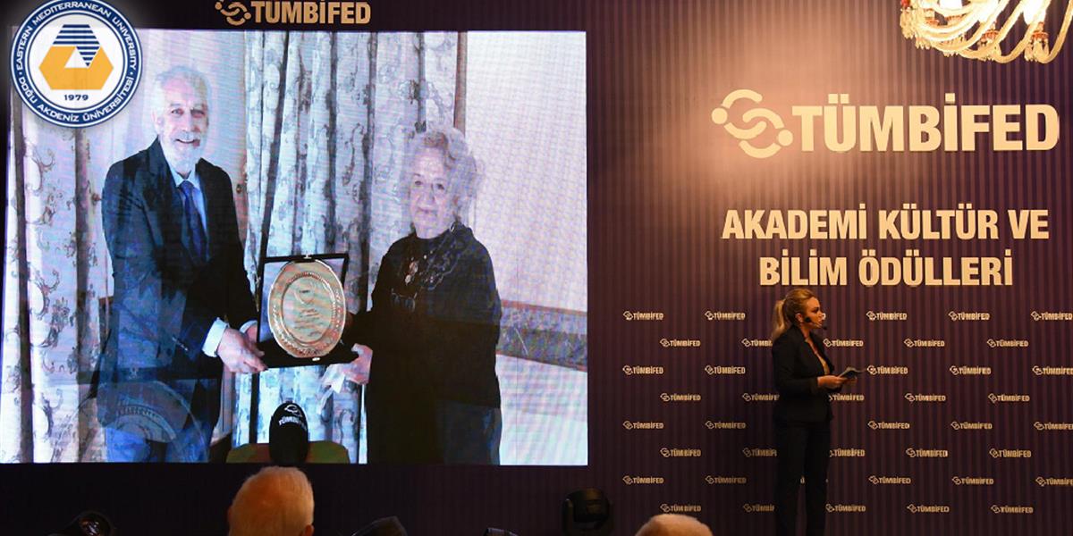 EMU Faculty of Pharmacy Academic Staff Member Receives an Award From TÜMBİFED